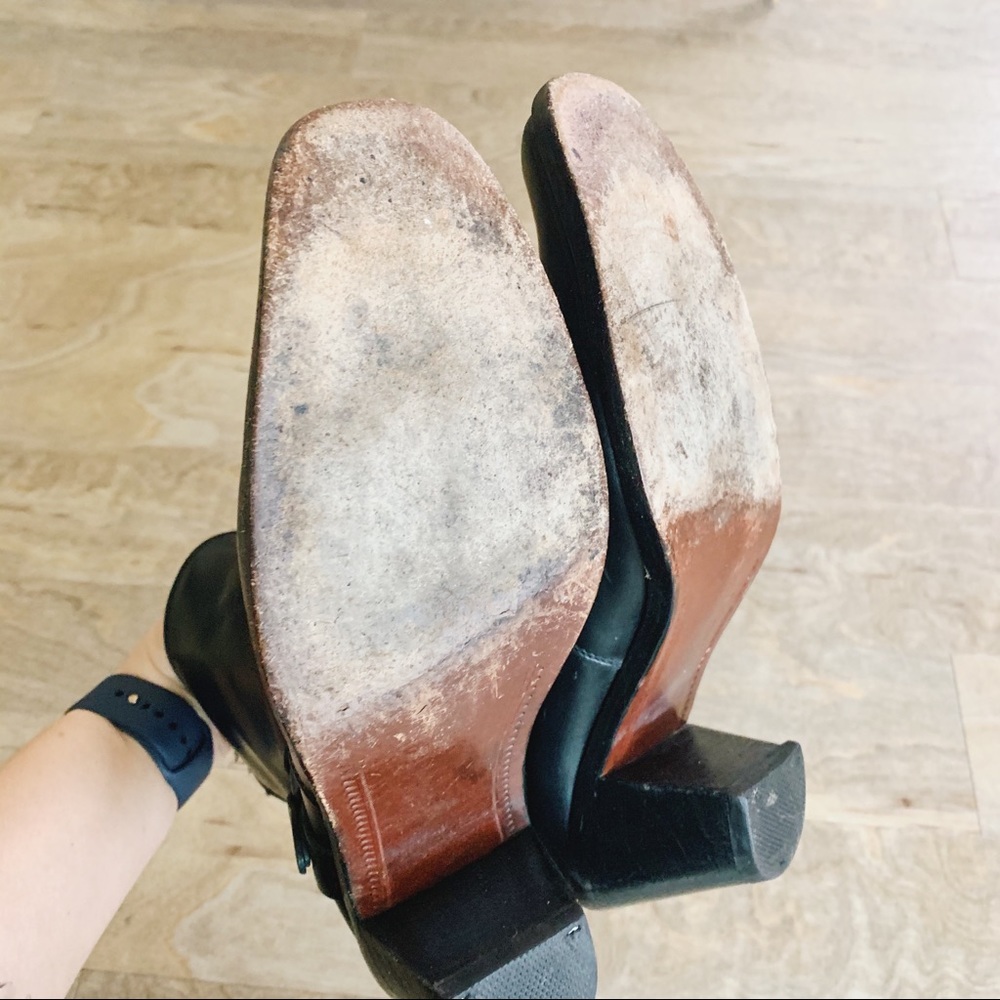 Frye || Romy Ring Harness Motorcycle Boots - Picture 4 of 5
